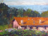 Painted above an old farmhouse overlooking the Bay of Bisque